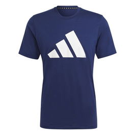 Camiseta de Manga Corta Hombre Adidas Training Essentials Feel Ready Azul oscuro 5-6 Años
