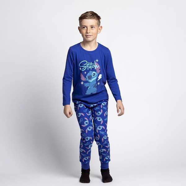Cerdá Pijama Largo Single Jersey Stitch Talla 12 Años Dark Blue