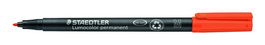 Rotulador Permanente Staedtler 317 Lumocolor (M) Naranja (Set de 10)