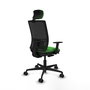 PIQUERAS Y CRESPO Silla de oficina Yunquera Verde con mecanismo Sincro/Traslack