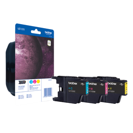 Brother LC-1220RBWBP / LC1220RBWBP C, M, Y Tinta Multipack 3 Colores en Blíster
