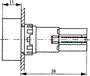 EATON ELECTRIC RMQ-16 Interruptor de presión blanco 16mm