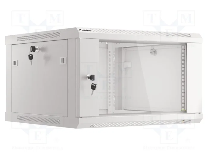 Lanberg Armario Rack de Pared 6U 600x600 mm Gris Lanberg Armario Rack de Pared 6U 600x600 mm Gris