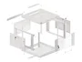 Lanberg WF01-6606-10S Armario Rack 6U Bastidor de Pared Gris