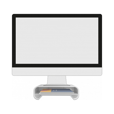 DeLOCK Soporte de monitor con cajón Blanco DeLOCK Soporte de monitor con cajón Blanco