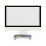 DeLOCK Soporte de monitor con cajón Blanco