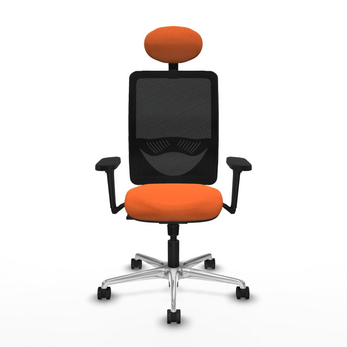 PIQUERAS Y CRESPO Silla de oficina Zulema Naranja y Negro PIQUERAS Y CRESPO Silla de oficina Zulema Naranja y Negro