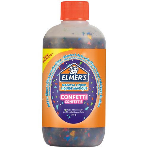 Cola Elmer´S Slime Liquido Magico Activador 245 Ml Confetti (Set de 6) Cola Elmer´S Slime Liquido Magico Activador 245 Ml Confetti (Set de 6)