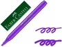 Faber-Castell Textliner 38 Violeta Fluorescente, Pack de 10