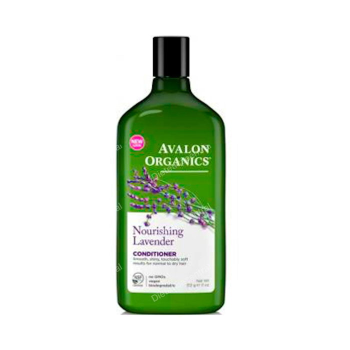 Avalon Organics Acondicionador Lavanda 312Gr: Limpia, Nutre y Fortalece Cabello con Aloe Vera y Vitamina E