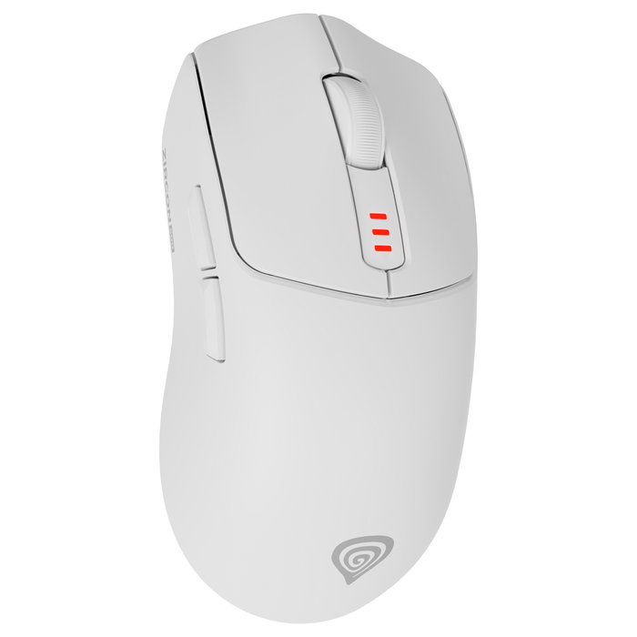Genesis Zircon 500 Ratón Gaming Inalámbrico Blanco