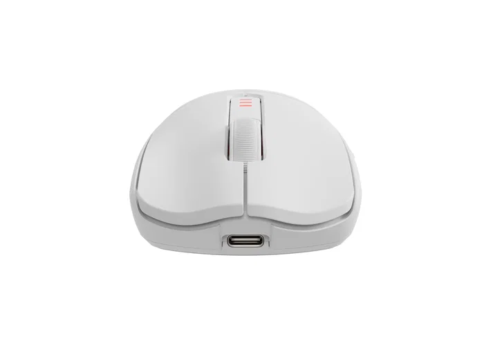 Genesis Zircon 500 - Ratón Gaming Inalámbrico 2.4GHz/Bluetooth 5.0/USB-C, Sensor Óptico Pixart PMW3325 10000 DPI, 6 Botones Mecánicos Kailh, 79g, Blanco, Para Mano Derecha