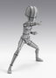 TAMASHII NATIONS S.H.Figuarts Body-Kun Ken Sugimori Edition Wireframe Gray Color Body Series Figura Articulada 13cm