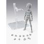 TAMASHII NATIONS S.H.Figuarts Body-Kun Ken Sugimori Edition Wireframe Gray Color Body Series Figura Articulada 13cm
