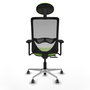 PIQUERAS Y CRESPO Silla de oficina Zulema con mecanismo Sincro/Traslack, brazos 3D y cabecero fijo