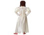 Disfraz de Muñeca Porcelana para Niña de 7 a 9 Años, Blanco, Incluye Vestido Largo con Volante y Cinturón Rojo - Halloween