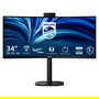 Philips 34B2U3600CH/00 Monitor 34" (86,4 cm) Curvo UWQHD 3440x1440 120Hz HDR10 VA, 1500R, 4ms, 2xHDMI+DP+USB-C 90W, Altavoces, Negro