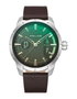 Police Reloj PEWJB2226902 con Correa de Cuero Marrón y Esfera Verde