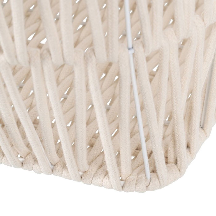 Juego de Cestos Blanco Cuerda 38 x 38 x 32 cm (3 Piezas)
