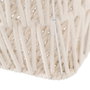 Juego de Cestos Blanco Cuerda 38 x 38 x 32 cm (3 Piezas)