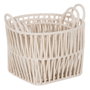 Juego de Cestos Blanco Cuerda 38 x 38 x 32 cm (3 Piezas)