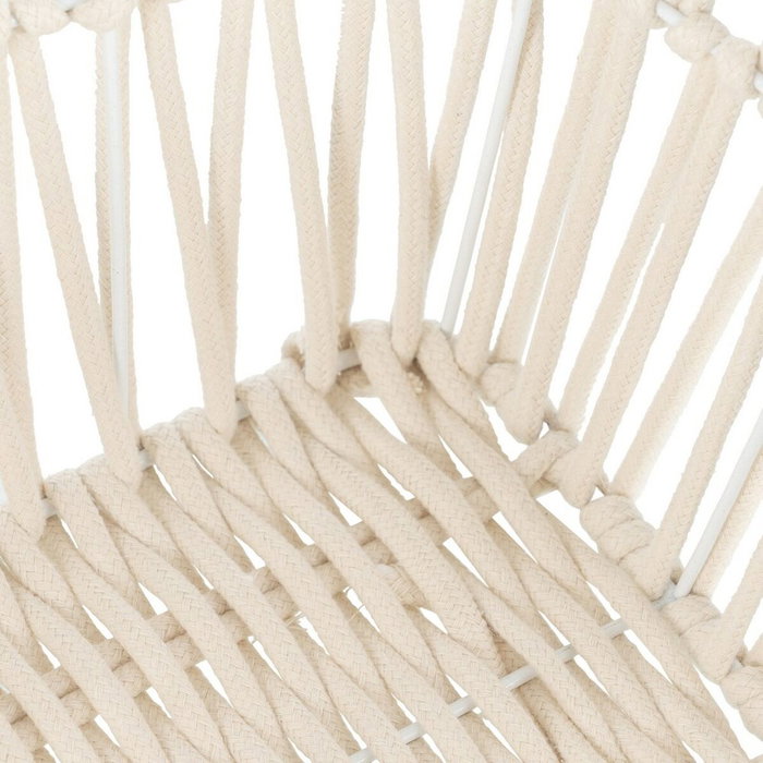 Juego de Cestos Blanco Cuerda 38 x 38 x 32 cm (3 Piezas)