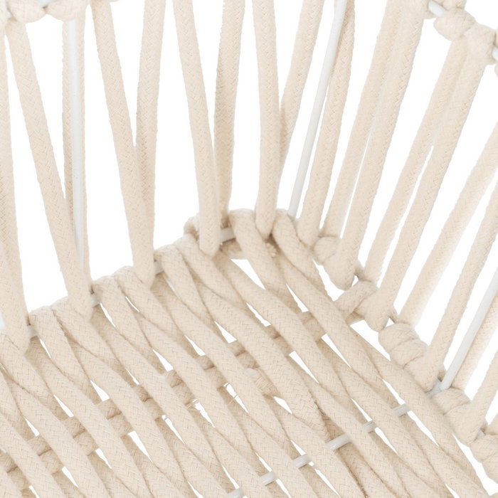 S/3 Cestos Blanco Algodón Decoración 38 X 38 X 32 cm