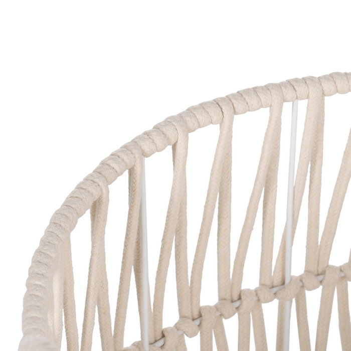 S/3 Cestos Blanco Algodón Decoración 38 X 38 X 32 cm