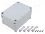FIBOX TEMPO Carcasa Universal de Policarbonato Gris