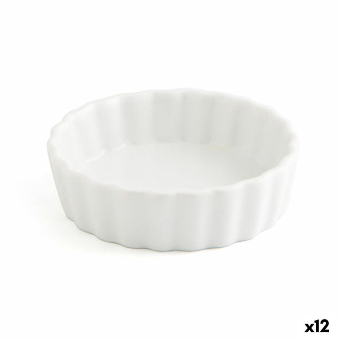 Quid Tapa Aceituna Porcelana Gastro Fun 10,5x3 cm, 12 Unidades