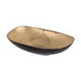 Ixia Bowl Decorativo de Cristal Marrón-Negro (Pack de 2) de 10 x 15,50 x 4 cm
