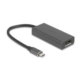 DeLOCK Adaptador USB Tipo C a Combo HDMI / DisplayPort 8K 64316 Gris