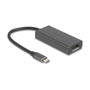 DeLOCK Adaptador USB Tipo C a Combo HDMI / DisplayPort 8K 64316 Gris