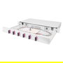 Digitus LWL Spleißbox 1HE bestückt 6x SC DX OM4 Grau Caja de empalme de fibra óptica 1U Acero Gris