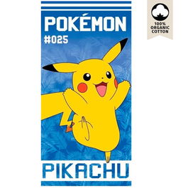 Nintendo Toalla Pikachu Pokemon de Algodon 140x70cm 320g