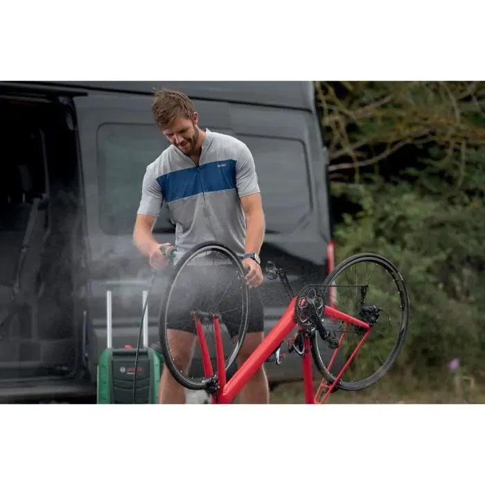 Bosch Fontus Hidrolimpiadora a Batería de Baja Presión 1-12 Bares Depósito 15L Incluye Brocha y Pistola