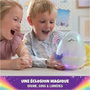 Spin Master Hatchimals Alive Mystery Hatch Draggle Peluche Interactivo con Neblina y Luces en Modelo Aleatorio de Color Rosa y Blanco