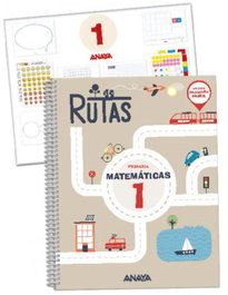 ANAYA, MATEMÁTICAS 1ºPRIMARIA. RUTAS. ANDALUCÍA 2023 +MATERIAL MANIPULATIVO - ANAYA