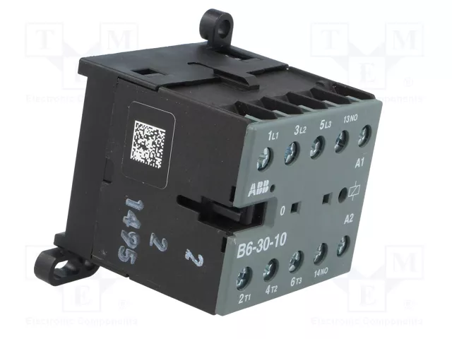 ABB Contactor B6 3-polar NO x3 220-240VAC ABB Contactor B6 3-polar NO x3 220-240VAC