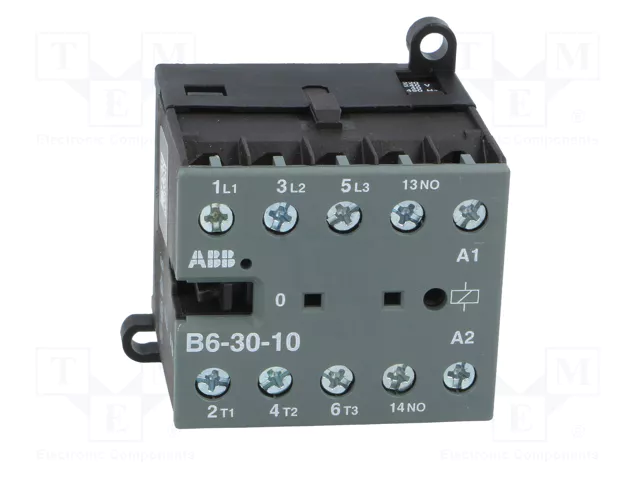 ABB Contactor B6 3-polar NO x3 220-240VAC ABB Contactor B6 3-polar NO x3 220-240VAC