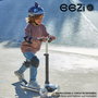 EEZI Patinete de 3 ruedas blanco con luces personalizables