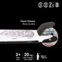 EEZI Patinete de 3 ruedas blanco con luces personalizables