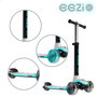 EEZI Patinete de 3 ruedas blanco con luces personalizables