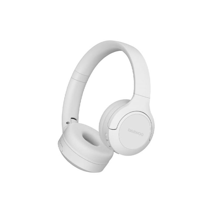 Daewoo Auricular de Diadema Bluetooth, Inalámbrico, Blanco