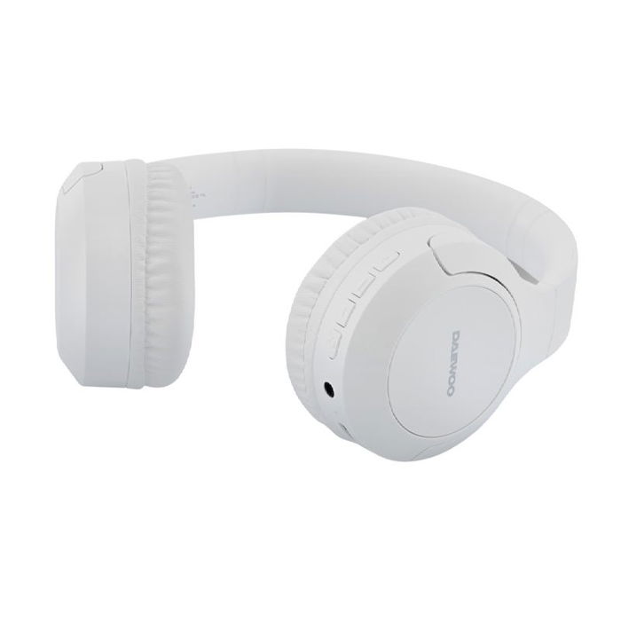 Daewoo Auricular de Diadema Bluetooth, Inalámbrico, Blanco