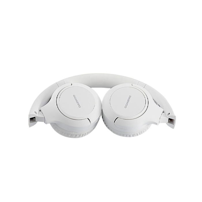 Daewoo Auricular de Diadema Bluetooth, Inalámbrico, Blanco