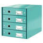 Leitz Click&Store Módulo de 4 Cajones Plegable Turquesa