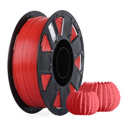 Creality Ender PLA Filament 3D Rojo, 1.75 mm, 1 kg, 34000 kPa Resistencia a la Tracción, Compatible con FDM, 1 Unidad, Referencia 3301010124