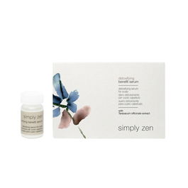 Conjunto, Simply Zen, Detoxifying, Sérum de tratamiento para el cuero cabelludo sin enjuague, Para desintoxicar, 12 pzs, 5 ml