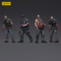Zombie Pack de 4 Figuras Dark Source Police (Male) 8 cm